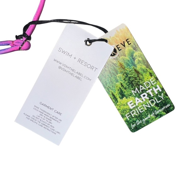 Revolve VDM the label tie dye bikini top NWT - Picture 3 of 4